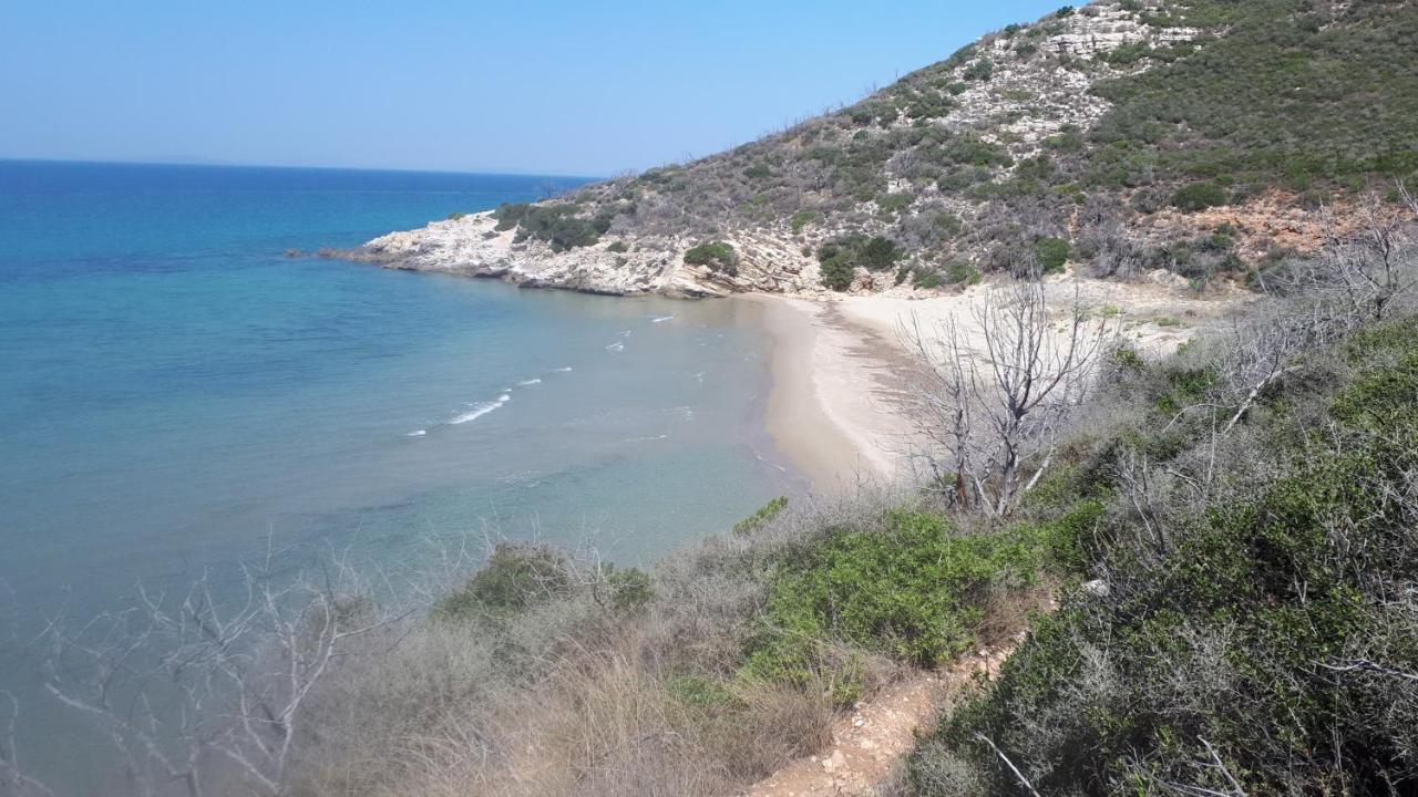 Villa Dunes 350M From The Sandy Beach Kalogria  Bagian luar foto