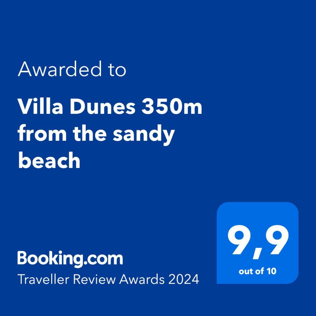 Villa Dunes 350M From The Sandy Beach Kalogria  Bagian luar foto